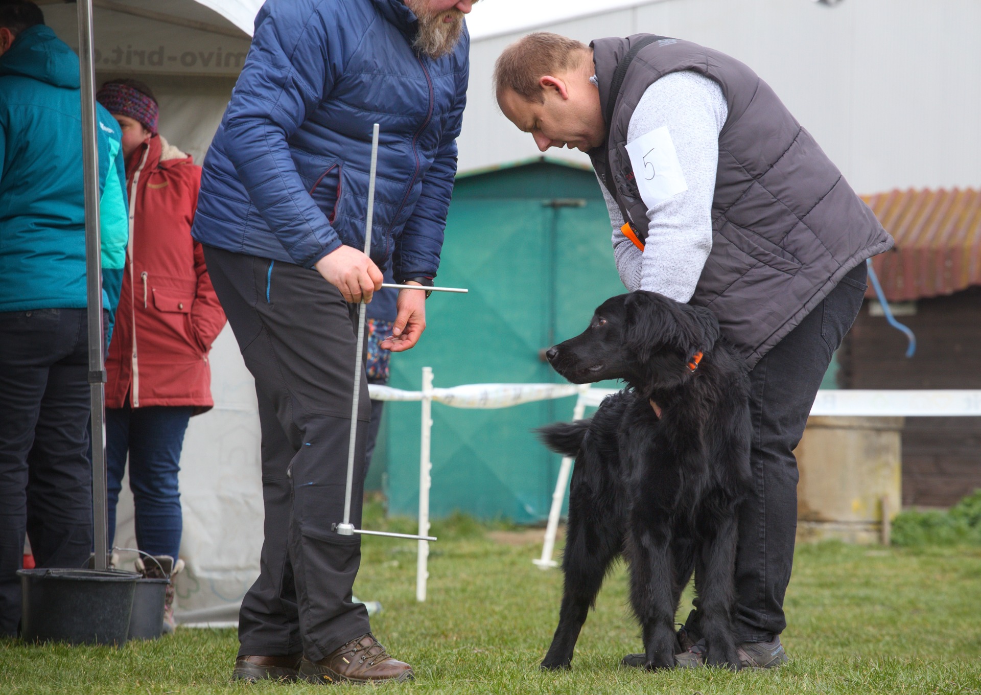 Ardošek měl trochu pochybnosti o tyči na měření :)